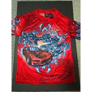 Route 66 Kids‎ Red Graphic Cars & Dragons Y2K Short Sleeve T-Shirt
10/12